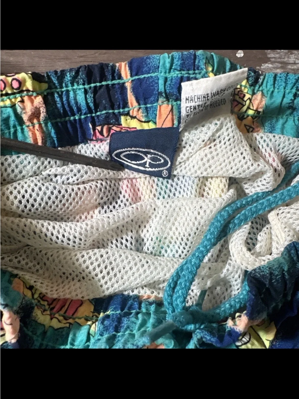 Vintage OP Ocean Pacific 90s Boys Swim Trunks Board Shorts 3Т